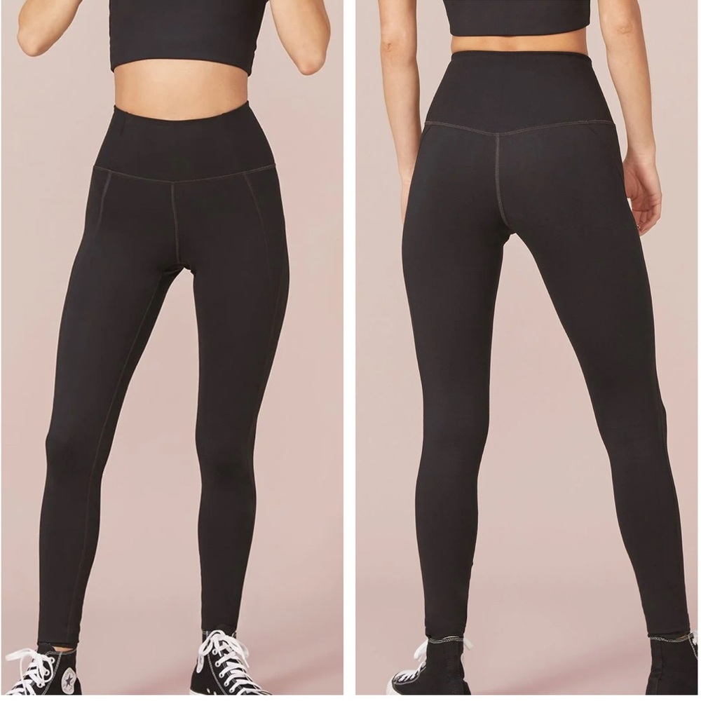 Girlfriend Collective Black Compressive High-Rise
Leggings Size L